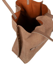 ZANELLATO AMORETTO M LEATHER TOTE BAG, BEIGE