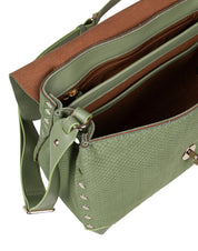 ZANELLATO AMORETTO S HANDBAG IN GREEN LEATHER