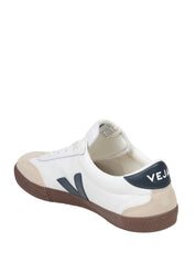 VEJA VOLLEY SNEAKERS IN LEATHER AND SUEDE, WHITE AND BLUE