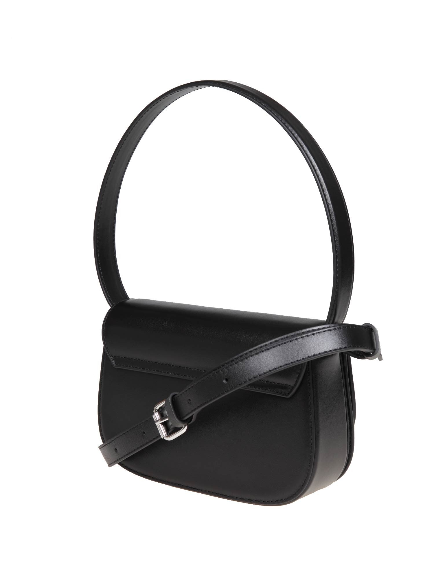 DIESEL BORSA A SPALLA 1DR IN PELLE NERA