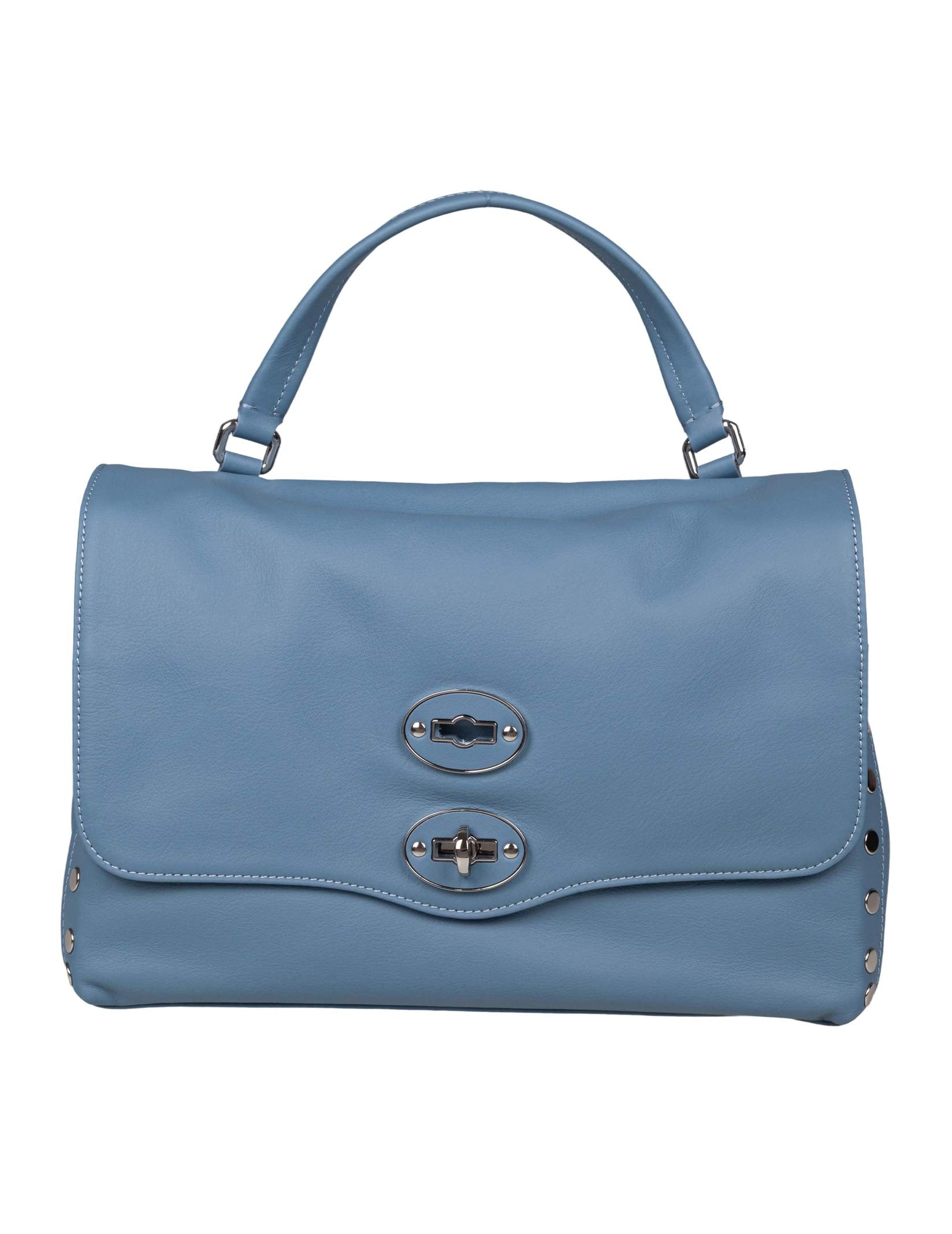 ZANELLATO BORSA POSTINA SAETA S IN PELLE COLORE BLU