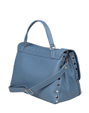 ZANELLATO BORSA POSTINA SAETA S IN PELLE COLORE BLU