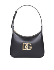 DOLCE & GABBANA 3.5 LEATHER SHOULDER BAG