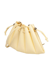 THEMOIRè BORSA CALIPSO IN PELLE VEGANO COLORE GIALLO