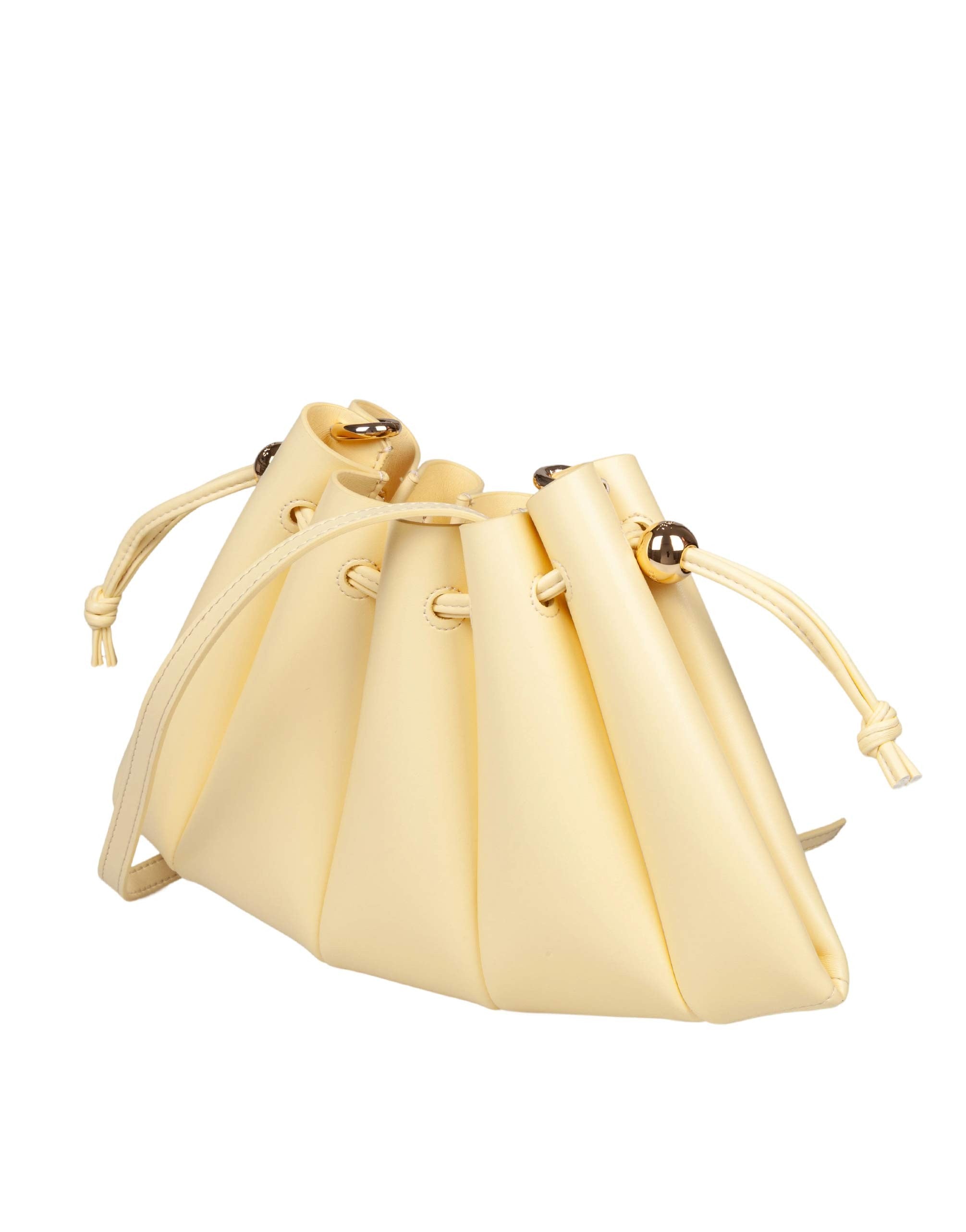 THEMOIRè BORSA CALIPSO IN PELLE VEGANO COLORE GIALLO