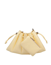 THEMOIRè BORSA CALIPSO IN PELLE VEGANO COLORE GIALLO