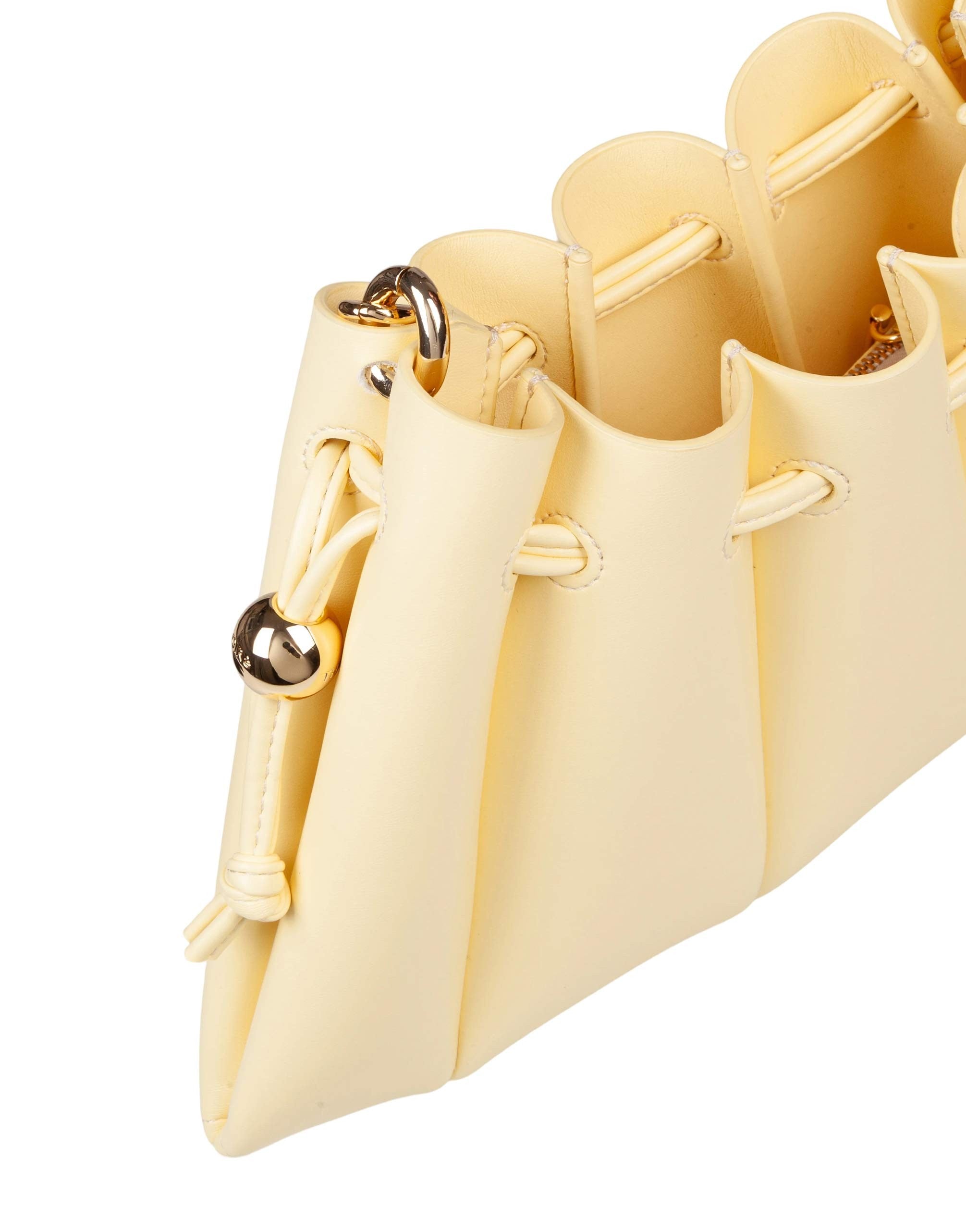 THEMOIRè BORSA CALIPSO IN PELLE VEGANO COLORE GIALLO