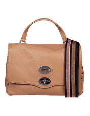ZANELLATO DAILY DAY S LEATHER POSTINA BAG, BROWN CANTUCCI COLOR