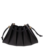 THEMOIRè CALIPSO VEGAN LEATHER BAG, BLACK