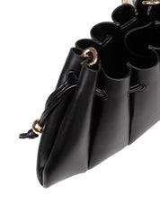 THEMOIRè CALIPSO VEGAN LEATHER BAG, BLACK