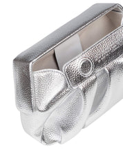 THEMOIRè BORSA A MANO AFRODITE IN TESSUTO VEGANO COLORE SILVER