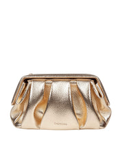 THEMOIRè AFRODITE HANDBAG IN VEGAN FABRIC, GOLD COLOR