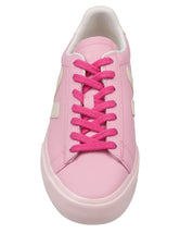 VEJA SNEAKERS CAMPO CHROMEFREE IN PELLE COLORE ROSA