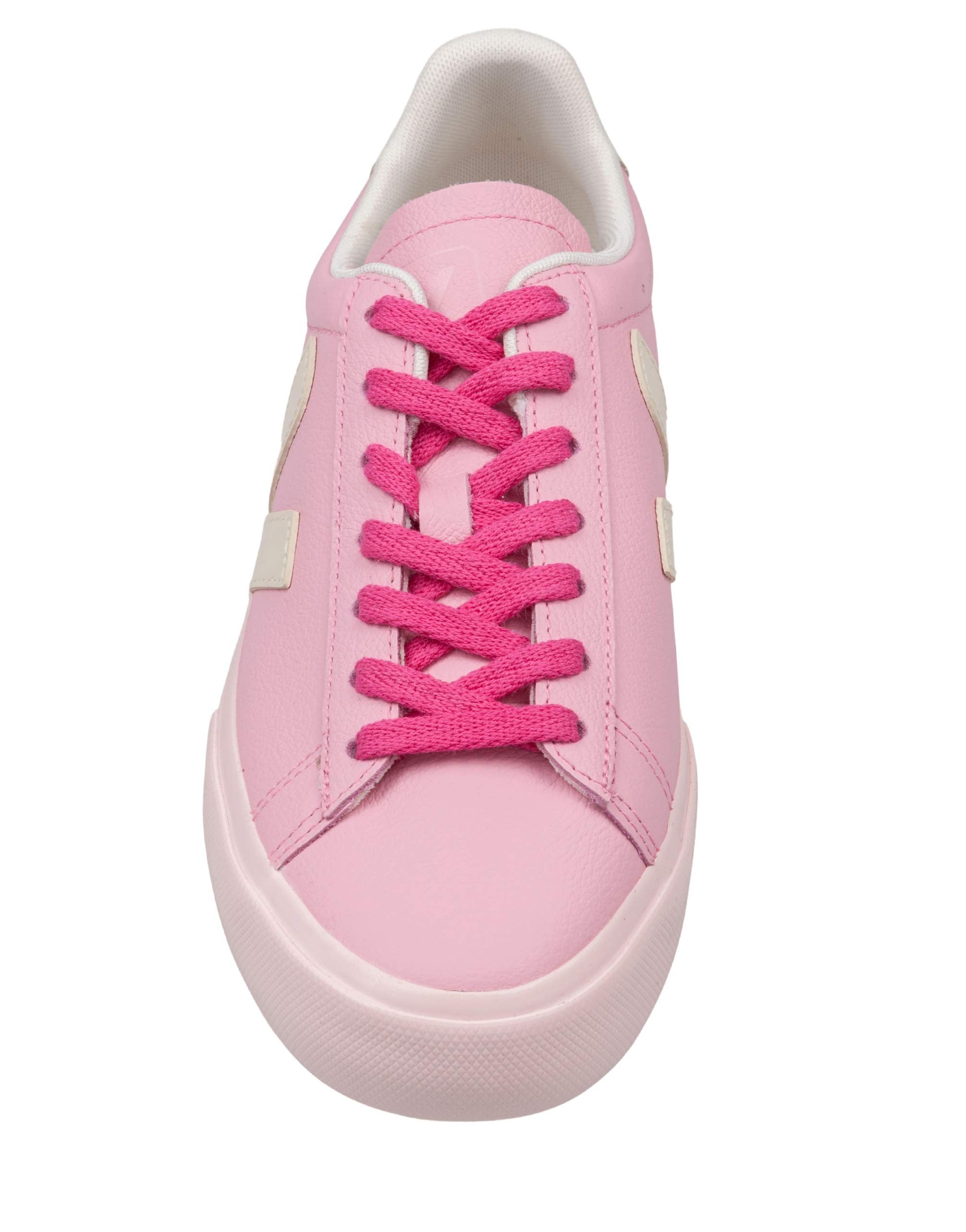 VEJA SNEAKERS CAMPO CHROMEFREE IN PELLE COLORE ROSA
