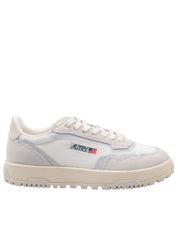 AUTRY SNEAKERS WILDPACE LOW IN MESH E CAMOSCIO COLORE BIANCO