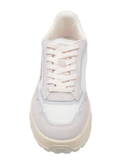AUTRY SNEAKERS WILDPACE LOW IN MESH E CAMOSCIO COLORE BIANCO