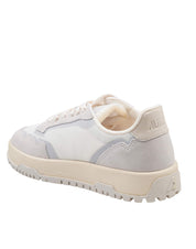 AUTRY SNEAKERS WILDPACE LOW IN MESH E CAMOSCIO COLORE BIANCO