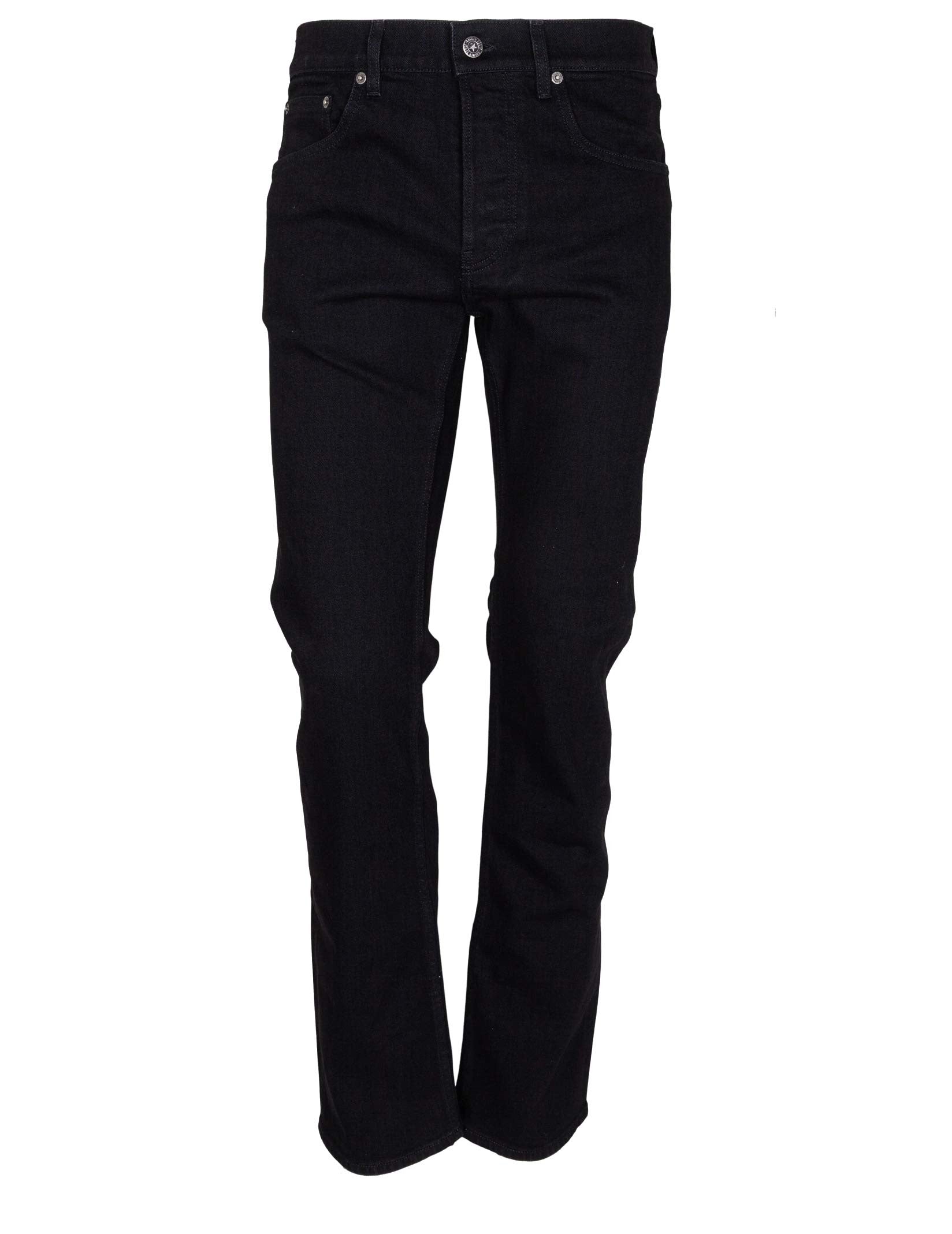 GOLDEN GOOSE JEANS PATRICK DENIM PANTS, BLACK