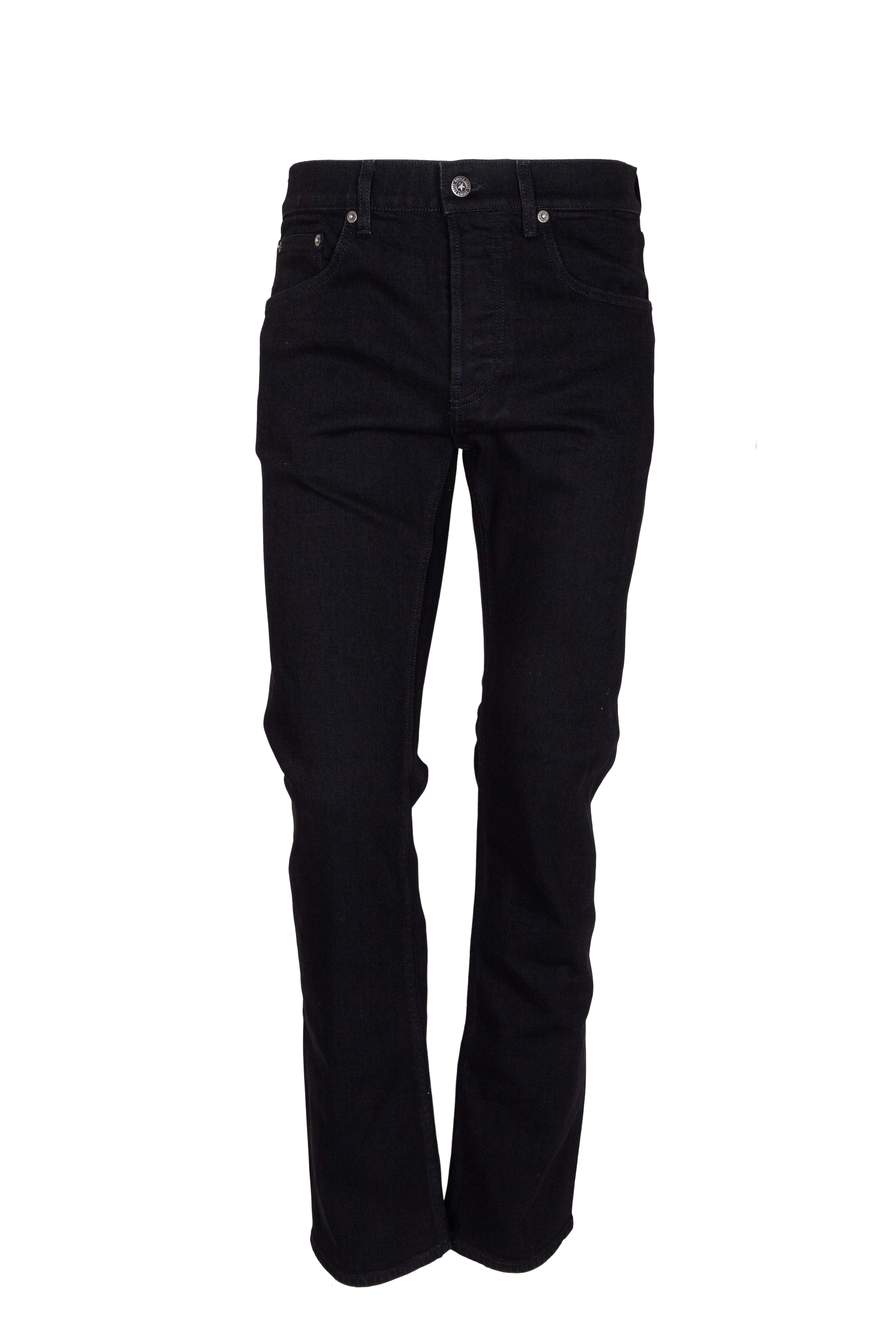 GOLDEN GOOSE JEANS PATRICK DENIM PANTS, BLACK