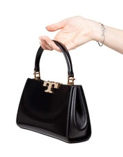 TORY BURCH BORSA MINI ELEANOR PAVE IN PELLE COLORE NERO