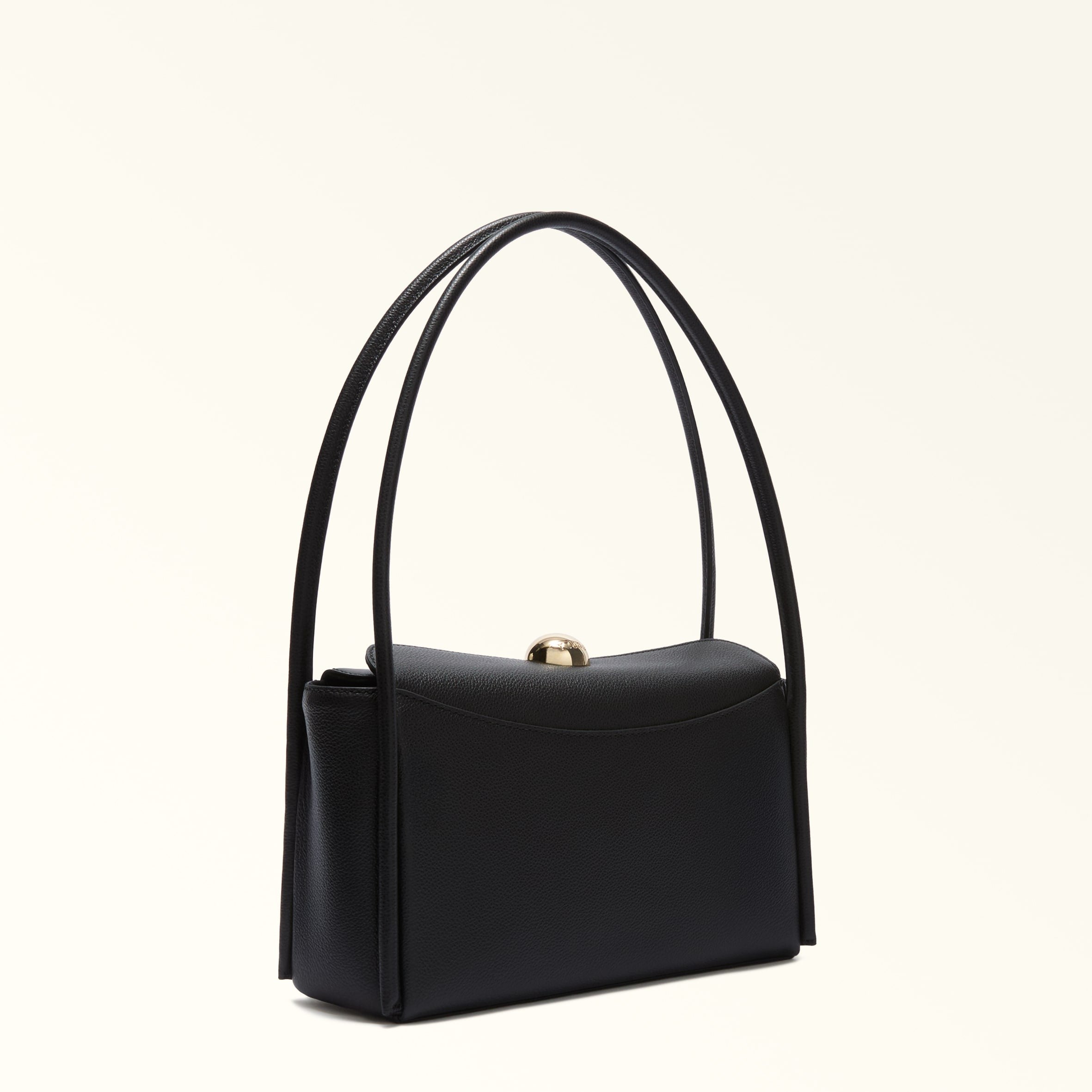 FURLA BORSA A SPALLA NICOLE M BOSTON IN PELLE COLORE NERO