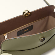 FURLA BORSA A SPALLA NICOLE M BOSTON IN PELLE COLORE VERDE AVOCADO