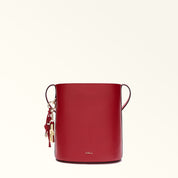 FURLA BORSA SECCHIELLO ROXIE S IN PELLE COLORE ROSSO