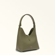 FURLA BORSA HOBO GOCCIA S IN PELLE COLORE VERDE AVOCADO