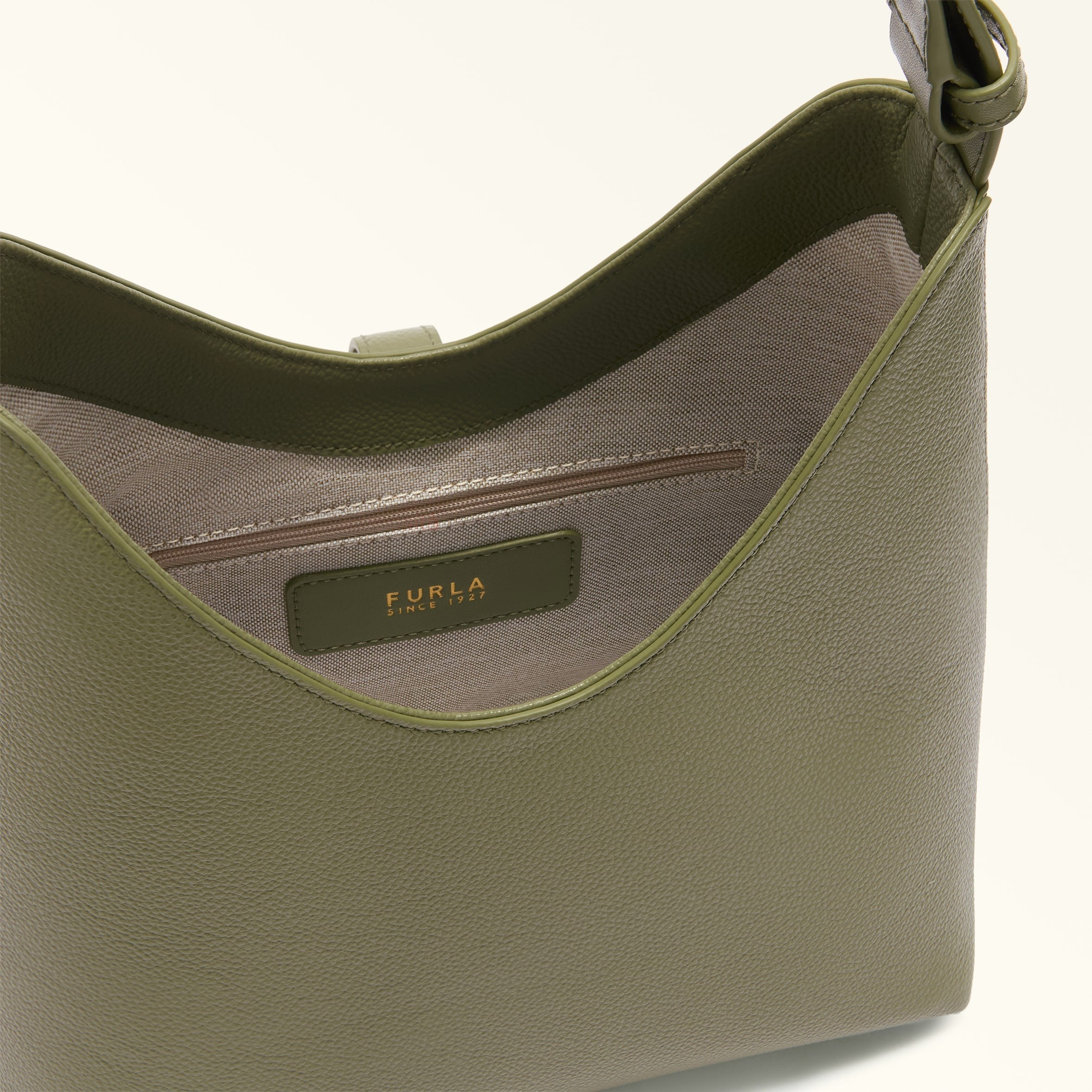 FURLA BORSA HOBO GOCCIA S IN PELLE COLORE VERDE AVOCADO