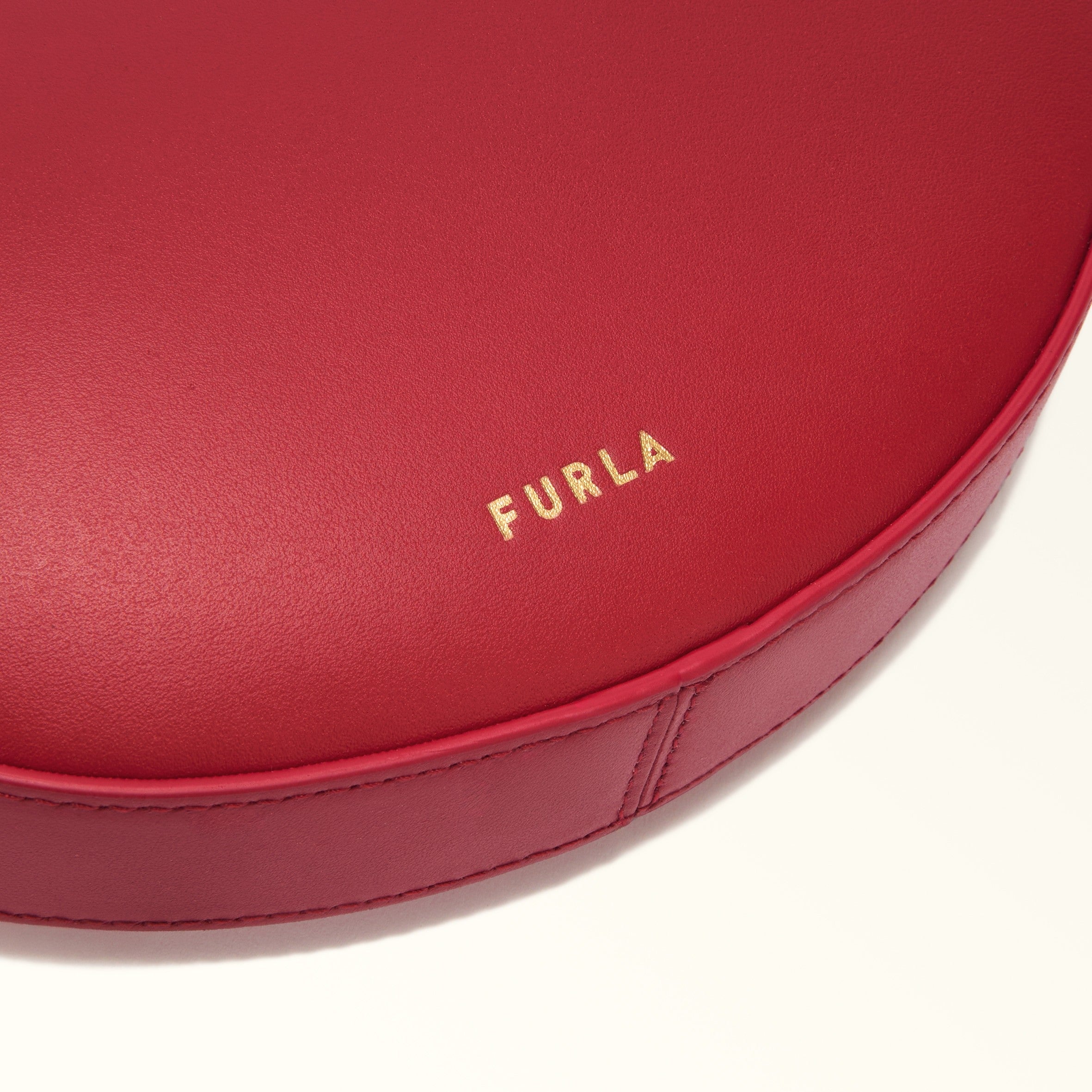 BORSA HOBO MINI FURLA DELIZIA IN PELLE COLORE ROSSO