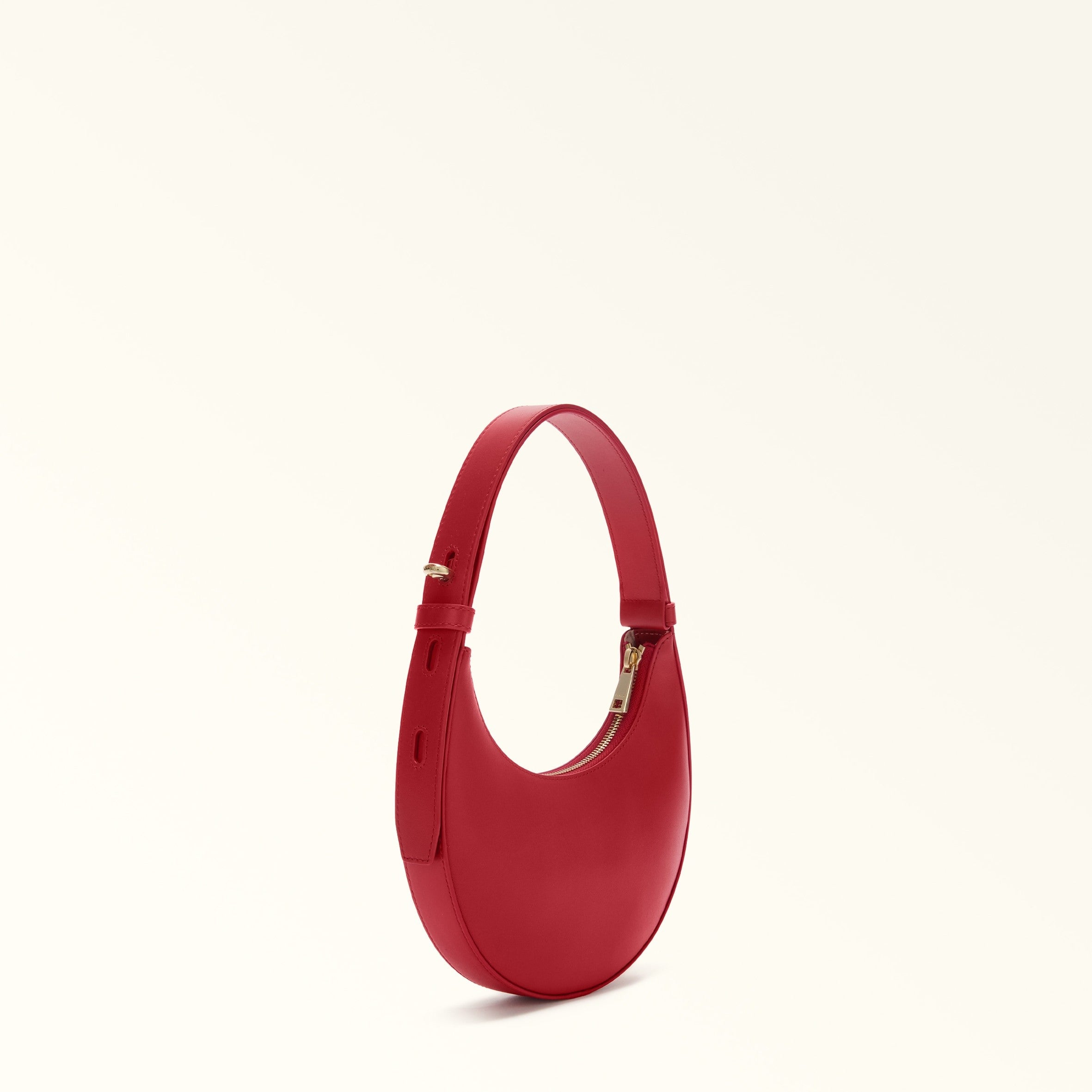 BORSA HOBO MINI FURLA DELIZIA IN PELLE COLORE ROSSO