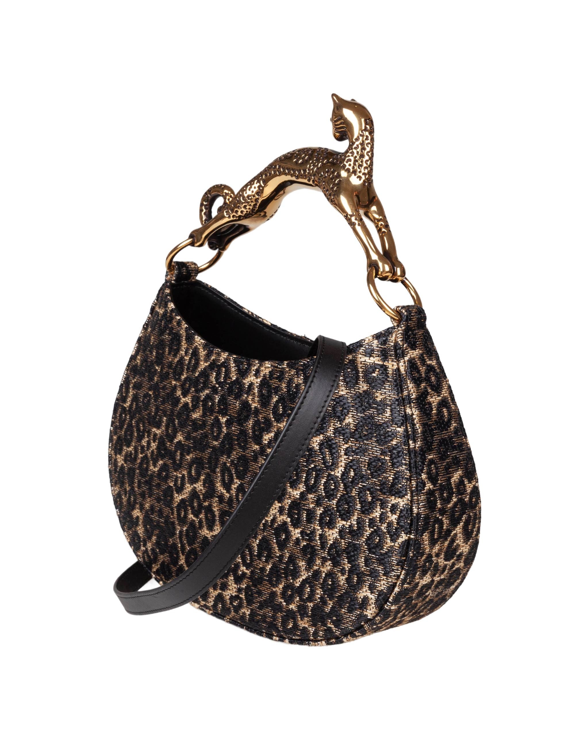 LANVIN HOBO BAG PM WITH CAT HANDLE
