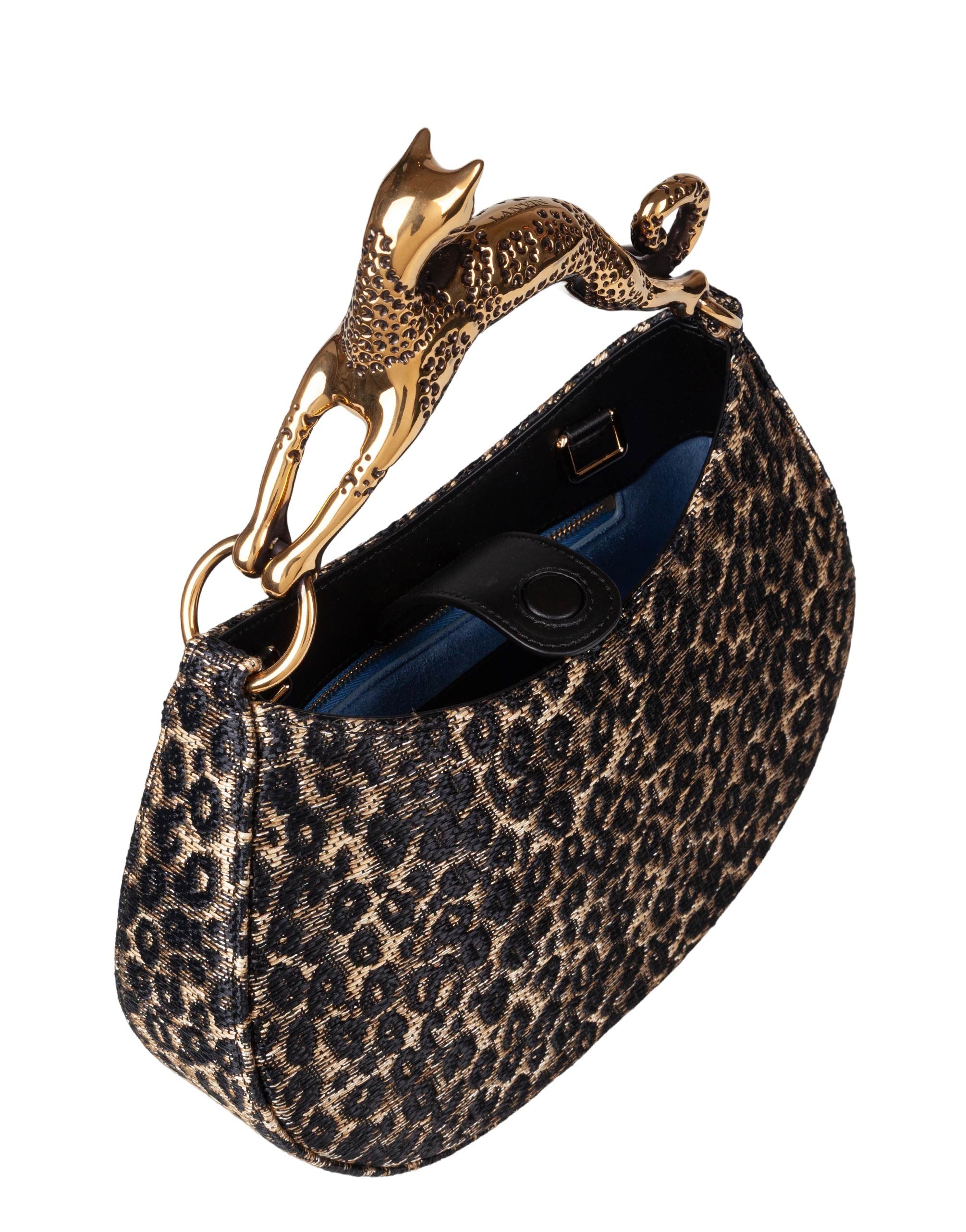 LANVIN HOBO BAG PM WITH CAT HANDLE