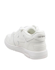 OFF WHITE OUT OF OFFICE LEATHER SNEAKERS IN WHITE