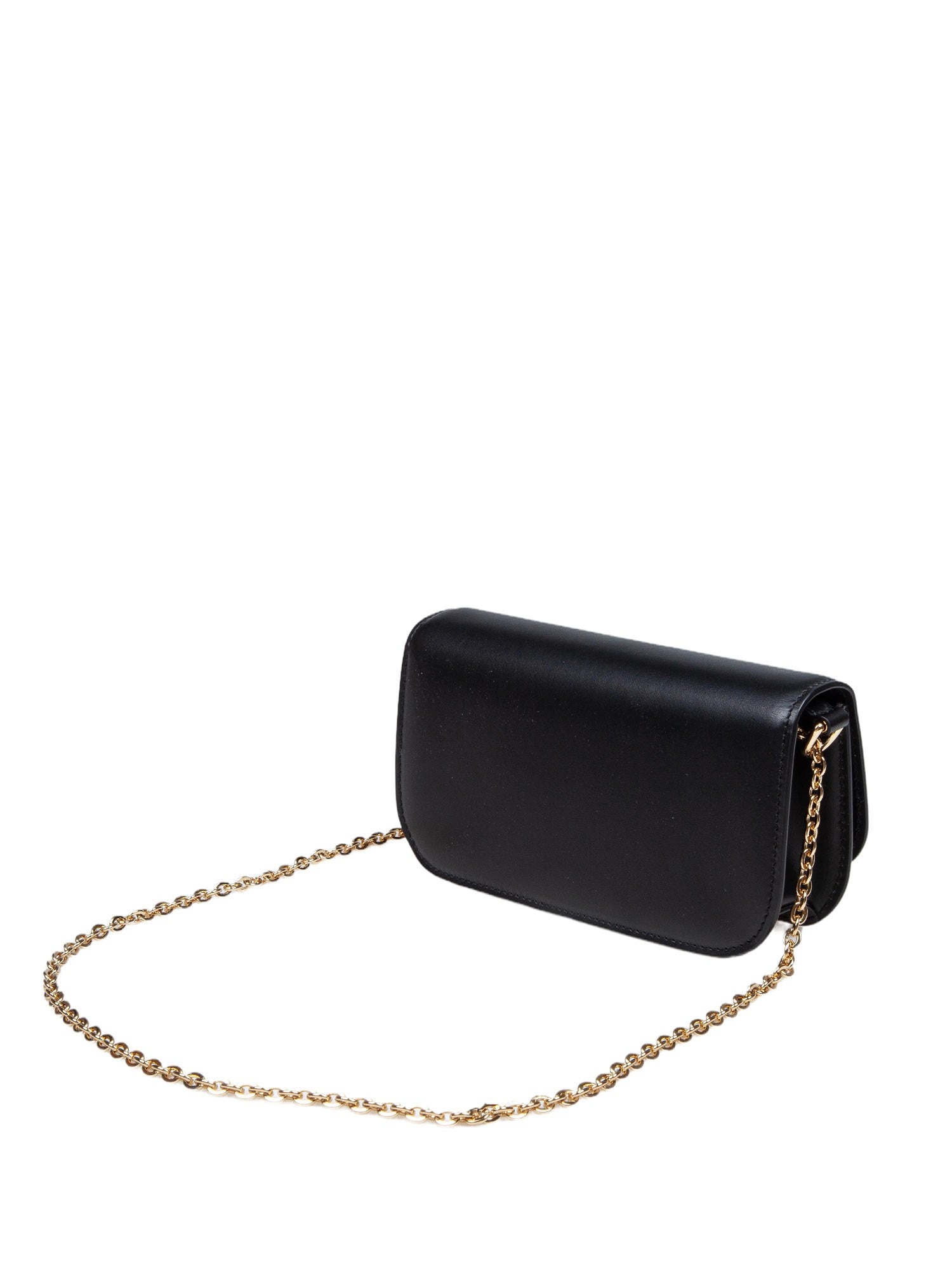 DOLCE & GABBANA BORSA A TRACOLLA 3.5 IN PELLE CON LOGO DG