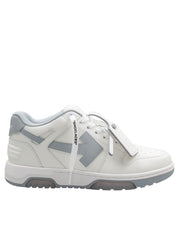 OFF WHITE OUT OF OFFICE LEATHER SNEAKERS IN WHITE