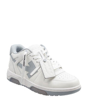 OFF WHITE OUT OF OFFICE LEATHER SNEAKERS IN WHITE