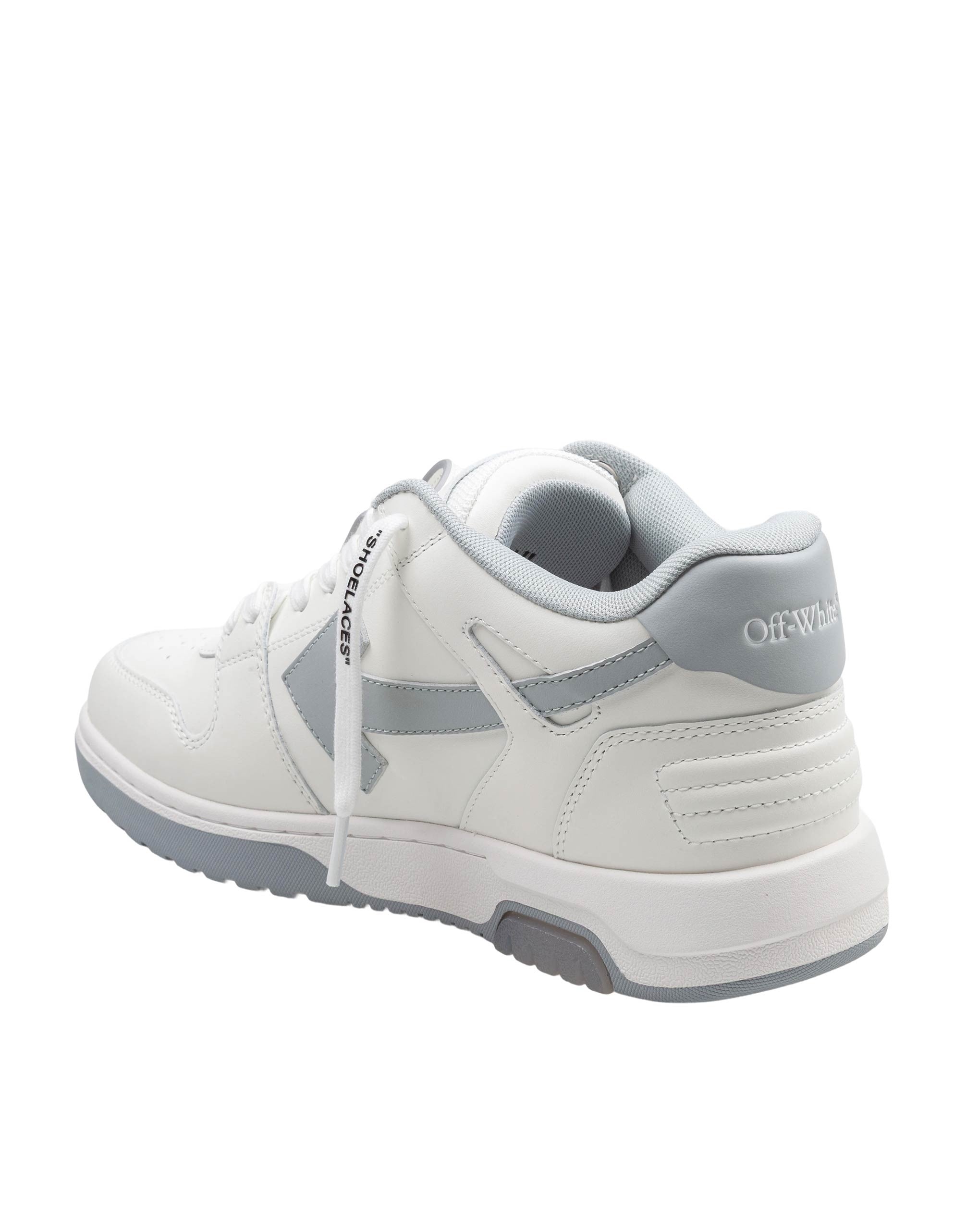 OFF WHITE OUT OF OFFICE LEATHER SNEAKERS IN WHITE
