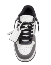 OFF WHITE SNEAKERS OUT OF OFFICE IN PELLE COLORE DARK GRAY