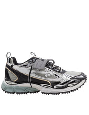 OFF WHITE SNEAKERS BE RIGHT IN MESH E PELLE COLORE GRIGIO E NERO