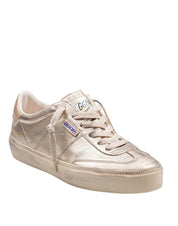 GOLDEN GOOSE SOUL STAR IN PELLE LAMINATA COLORE PLATINO