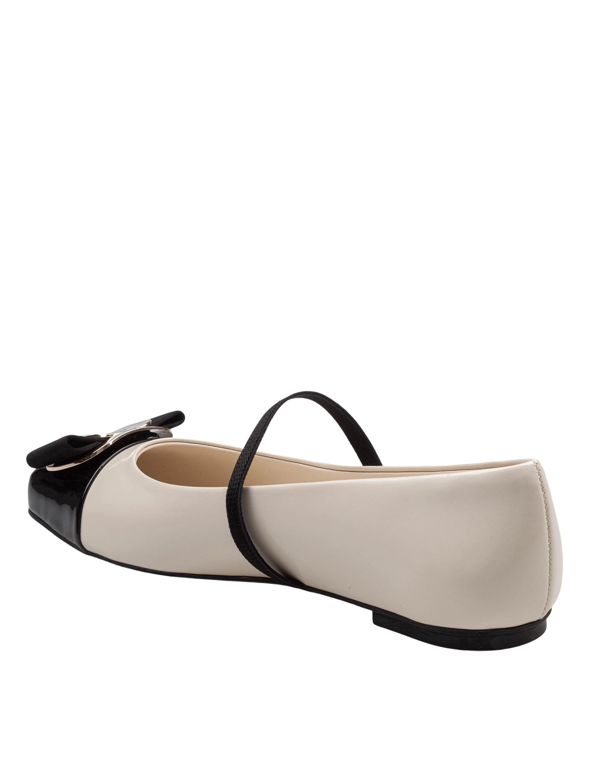 FERRAGAMO BALLERINA NEW VARA IN NAPPA BICOLORE