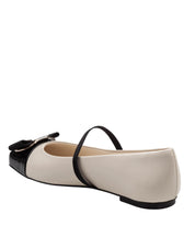 FERRAGAMO BALLERINA NEW VARA IN NAPPA BICOLORE