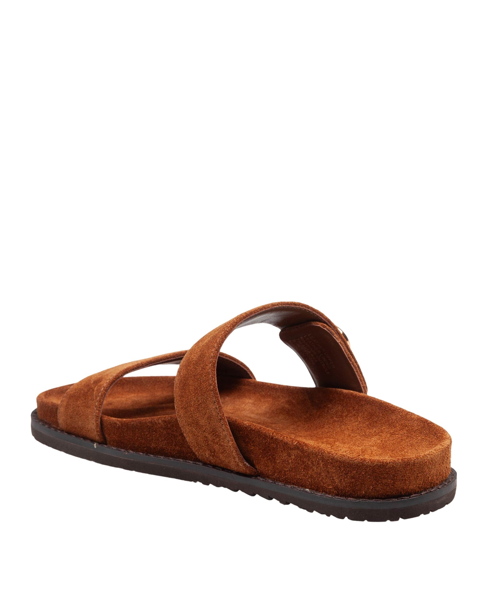 TORY BURCH ROMY SPORT SLIDE IN BROWN SUEDE