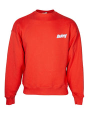 AUTRY COTTON SWEATSHIRT WITH LOGO, LOBSTER COLOR