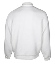 AUTRY COTTON POLO SWEATSHIRT, WHITE