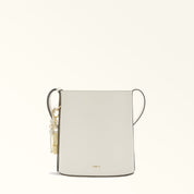 FURLA BORSA SECCHIELLO ROXIE S IN PELLE COLORE PANNA