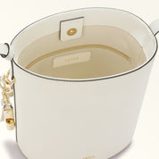 FURLA BORSA SECCHIELLO ROXIE S IN PELLE COLORE PANNA