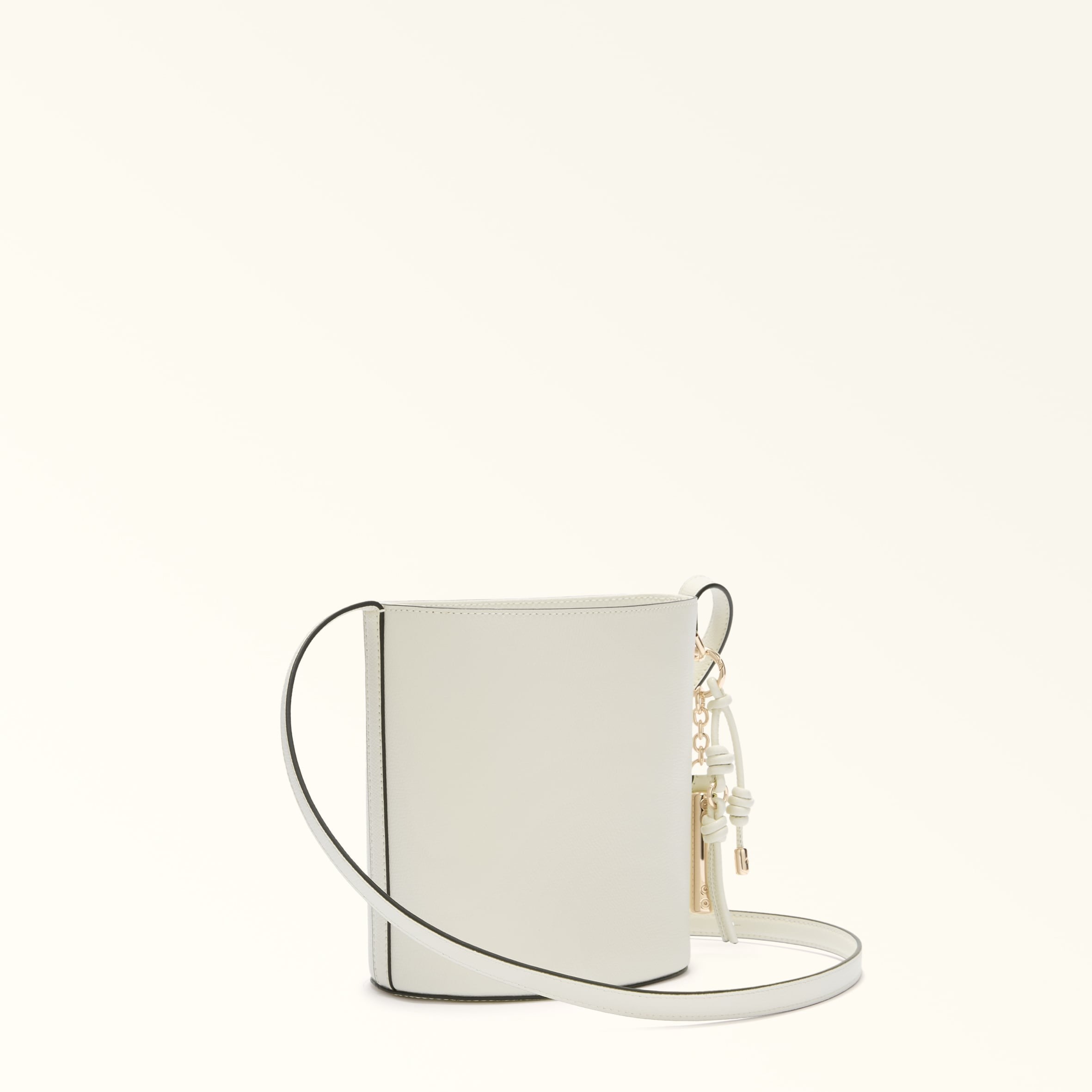FURLA SECCHIELLO ROXIE MINI I PELLE COLORE PANNA