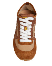 BALMAIN SNEAKERS RACER 45 IN SUEDE COLORE BEIGE